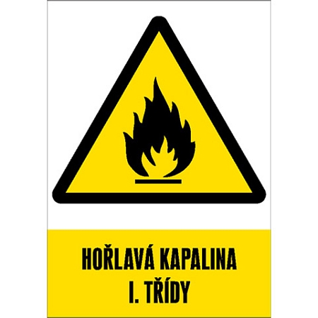 Značka Hořlavá kapalina I. třídy